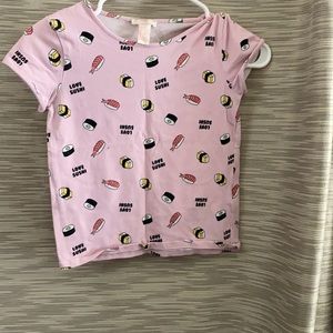 Light pink girls tshirt from forever 21